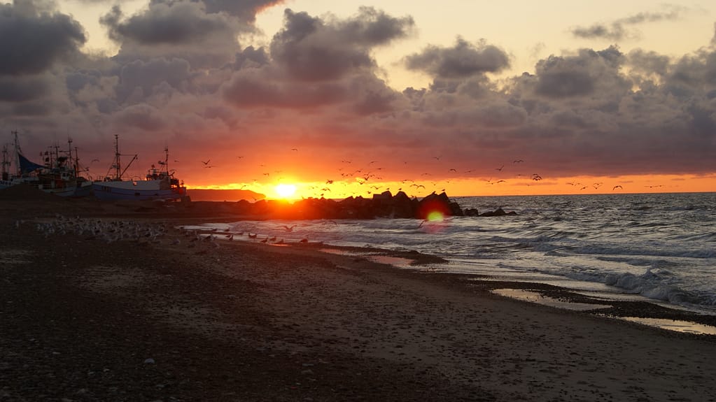 solnedgang thorupstrand